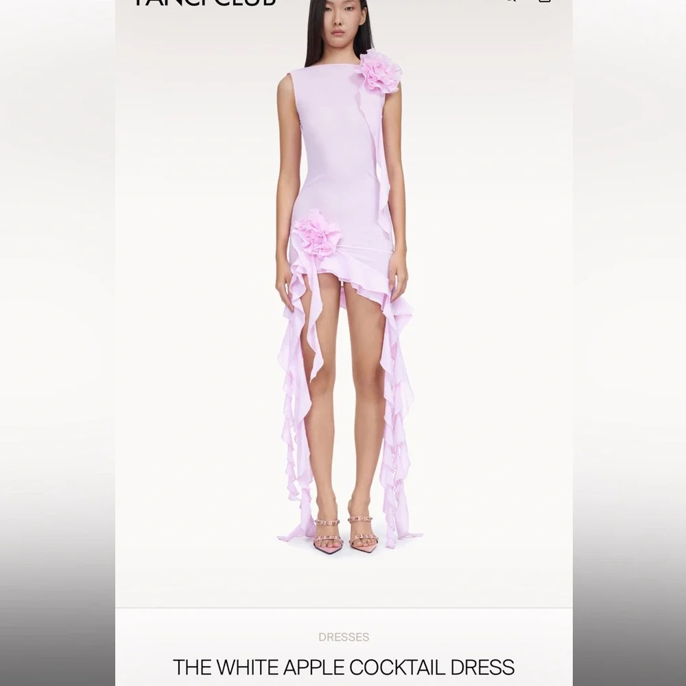 Fanci club THE WHITE APPLE COCKTAIL DRESS - Picture 1 of 5